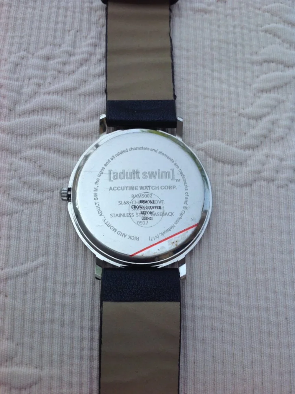 Rick & Morty Adult Swim Accutime Watch Co Wrist Watch Collectible Memorabilia